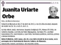 URIARTE ORBE,JUANITA