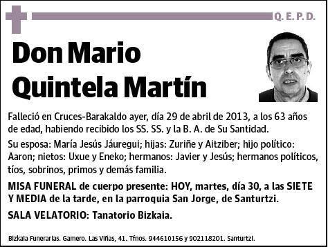 QUINTELA MARTIN,MARIO