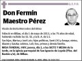 MAESTRO PEREZ,FERMIN
