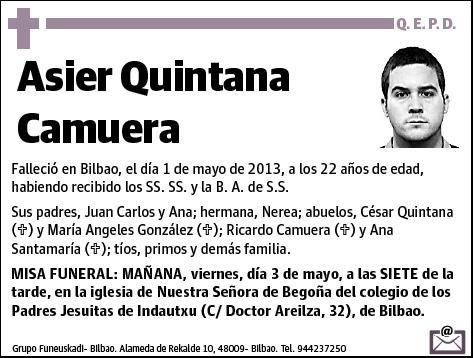 QUINTANA CAMUERA,ASIER