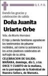 URIARTE ORBE,JUANITA