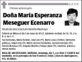 MESEGUER ECENARRO,MARÍA ESPERANZA