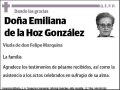 DE LA HOZ GONZÁLEZ,EMILIANA