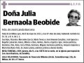 BERNAOLA BEOBIDE,JULIA