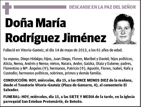 RODRIGUEZ JIMENEZ,MARIA
