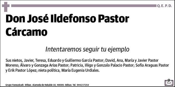 PASTOR CARCAMO,JOSE ILDEFONSO