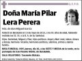 LERA PERERA,MARIA PILAR