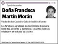MARTIN MORAN,FRANCISCA
