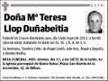 LLOP DUÑABEITIA,Mª TERESA