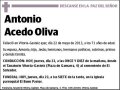 ACEDO OLIVA,ANTONIO