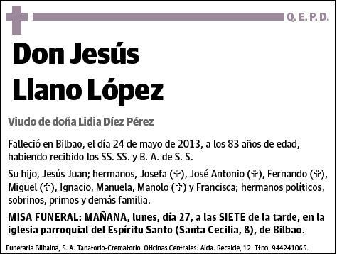 LLANO LOPEZ,JESUS