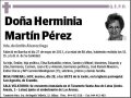 MARTIN PEREZ,HERMINIA