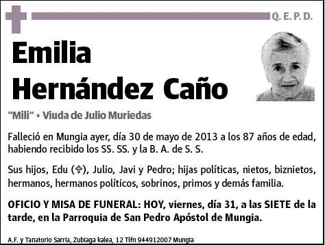 HERNANDEZ CAÑO,EMILIA