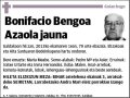 BENGOA AZAOLA,BONIFACIO