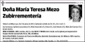 MEZO ZUBIRREMENTERIA,MARIA TERESA