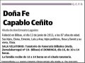 CAPABLO CEÑITO,FE