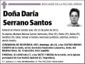 SERRANO SANTOS,DARIA