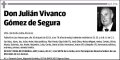 VIVANCO GOMEZ DE SEGURA,JULIAN