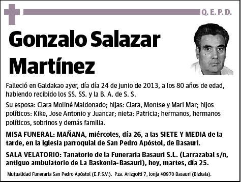 SALAZAR MARTINEZ,GONZALO