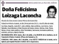 LOIZAGA LACONCHA,FELICISIMA