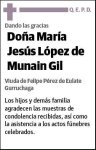 LOPEZ DE MUNAIN GIL,MARIA JESUS