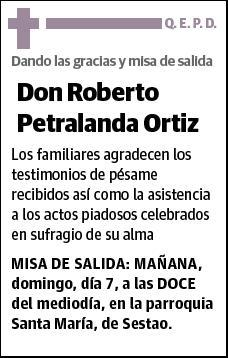 PETRALANDA ORTIZ,ROBERTO