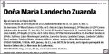 LANDECHO ZUAZOLA,MARIA