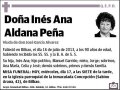 ALDANA PEÑA,ANA INES
