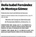 FERNANDEZ DE MONTOYA GOMEZ,ISABEL