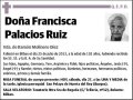PALACIOS RUIZ,FRANCISCA