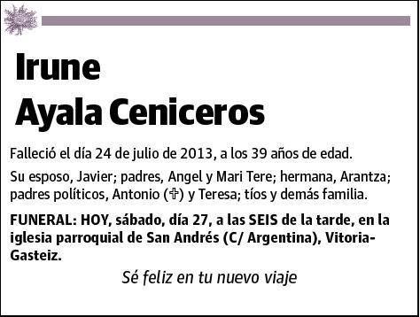 AYALA CENICEROS,IRUNE