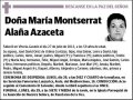 ALAÑA AZACETA,MARIA MONTSERRAT