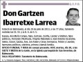 IBARRETXE LARREA,GARTZEN