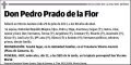 PRADO DE LA FLOR,PEDRO