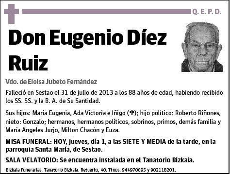DIEZ RUIZ,EUGENIO