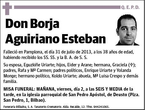 AGUIRIANO ESTEBAN,BORJA