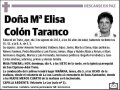 COLON TARANCO,Mª ELISA