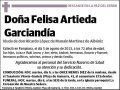 ARTIEDA GARCIANDIA,FELISA
