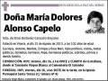 ALONSO CAPELO,MARIA DOLORES
