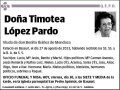 LOPEZ PARDO,TIMOTEA