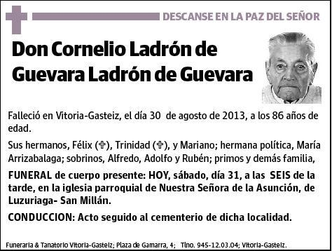 LADRON DE GUEVARA LADRON DE GUEVARA,CORNELIO