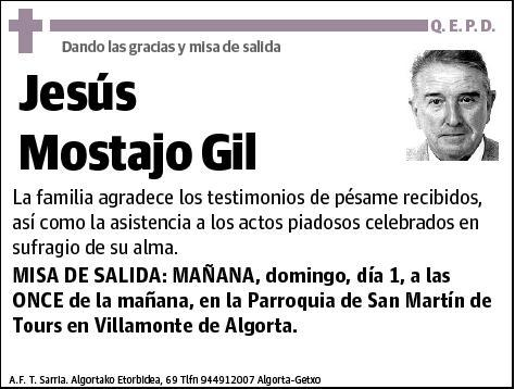 MOSTAJO GIL,JESUS
