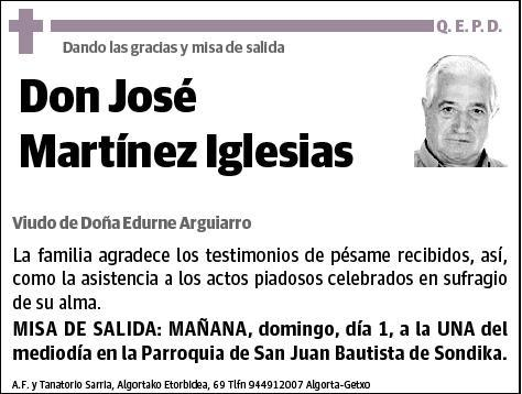 MARTINEZ IGLESIAS,JOSE