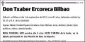 ERCORECA BILBAO,TXABER