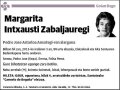 INTXAUSTI ZABALJAUREGI,MARGARITA