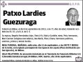 LARDIES GUEZURAGA,PATXO
