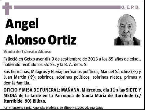 ALONSO ORTIZ,ANGEL