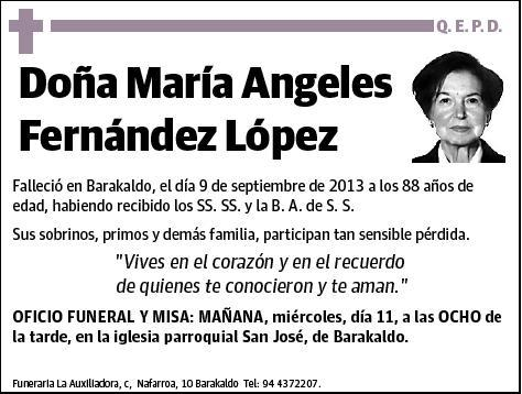 FERNANDEZ LOPEZ,MARIA ANGELES