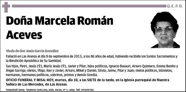 ROMAN ACEVES,MARCELA