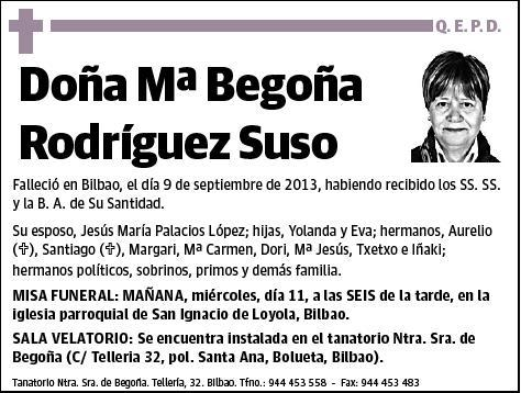 RODRIGUEZ SUSO,Mª BEGOÑA